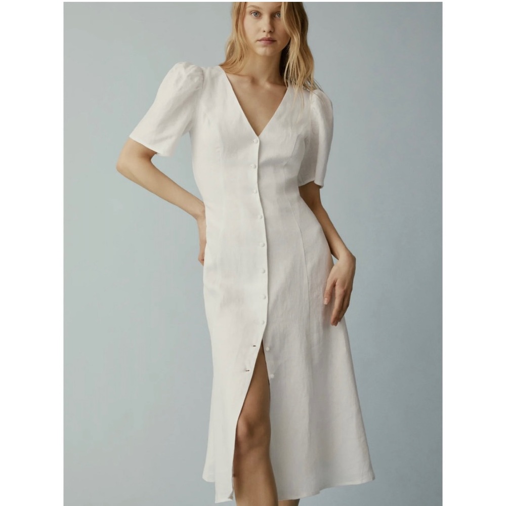 NWT Reformation Newbury Linen Dress